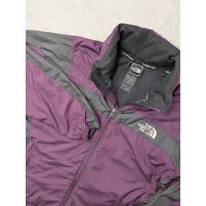 The North Face Hydrenalite Lightweight Hooded Jacket Women Size S Purple Grey